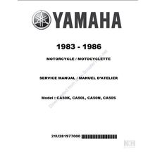 YAMAHA CA50K CA50L CA50N CA50S SERVICE MANUAL MOTORCYCLE 269 PAGES ENG FRANCAIS