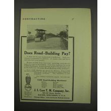 1913 J.I. Case Road Building Machines Ad