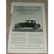 1923 Packard Single Eight Car Ad - New Packard!