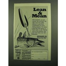 1976 Eppinger Daredvle Lure Ad - Lean & Mean