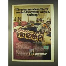 1976 Holiday Inn Ad - The Room Was Clean