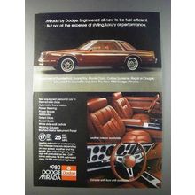 1980 Dodge Mirada Ad - Be Fuel Efficient
