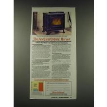1988 Hearthstone Harvest Stove Ad - The new Hearthstone Harvest