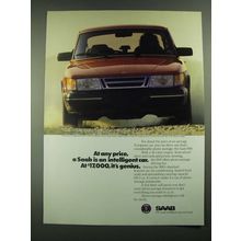 1988 Saab 900 Car Ad - At Any Price Is An Intelligent Car