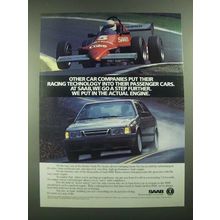 1988 Saab 9000 Turbo Ad - Put Their Racing Technology Into