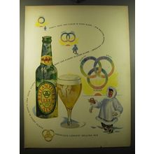 1950 Ballantine's Ale Ad - Purity, body and flavor in every glass