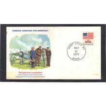 Event Fleetwood Lindbergh 1625 13c Flag (Cachet-U/A) CV42347