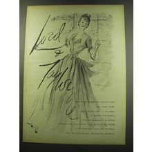 1949 Lord & Taylor Hostess Coat Ad - Has Made $10.00 More Valuable