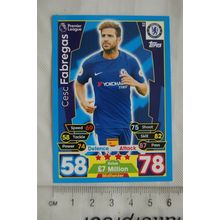 2017/18 Match Attax 82 Cesc Fabregas, Chelsea