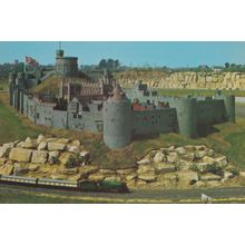 Windsor Castle Miniature Model Tucktonia Rare 1970s Postcard