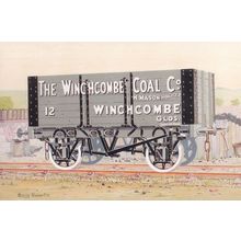 Winchombe Coal Company Gloucester Train Advertising Postcard