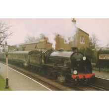 Ropley Station After Repainted S15 30506 Train Mid Hants Postcard