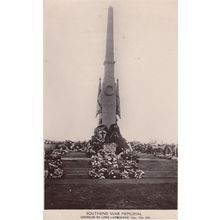 Southend On Sea Military War Memorial Lord Lambourne Opening Real Photo Postcard