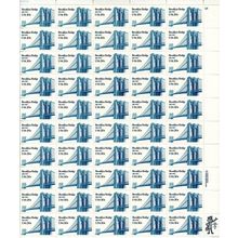 Brooklyn Bridge Sheet of Fifty 20 Cent Postage Stamps Scott 2041