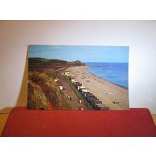 THE BEACH & OTTER POINT, BUDLEIGH SALTERTON, DEVON , used postcard 1963 pm =