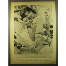 1961 Eaton's Fine Letter Papers Ad - The warmth and fun of sharing