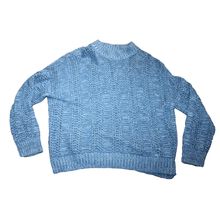 Womens Sweater Size XL Loose knit Sweater Pullover 3/4 Sleeve DIP