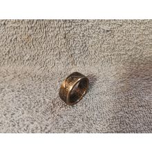 1988 Kennedy Half Dollars size 9 1/2 coin ring Handmade mixed metals (A)