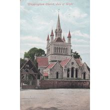 EC344 WHIPPINGHAM CHURCH. PRINTED POSTCARD