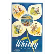 RAILADVERT BRITISH RAILWAYS WHITBY CARD NO10175589 UK POST INC.
