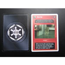 Star Wars 1995 Premiere Decipher CCG W/B Card Blaster Rack DS