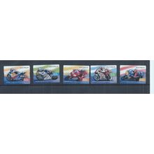 Australia stamps. 2004 Motorcycling self-adhesives used. SG 2455 - 2459 (AF265)
