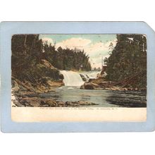New York St Johnsville Postcard View on East Cananda Creek in Mohawk Valle~4003