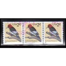 Used 3045 2c Red-Headed Woodpecker Very Fine PNC 2222/3 PA3657