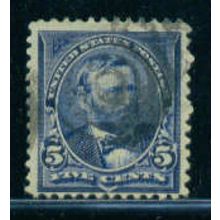 Used 281 5c Ulysses S. Grant Barely Clears M05126