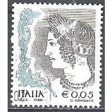 Italia 2002 Michel 2817IA O Cote (2006) 0.10 € Velca Jeunne femme Cachet rond