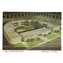INDIAN PUEBLO CULTURAL CENTER, New Mexico postcard c.1981 unused #