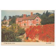 Village Stores Upper Arley Worcestershire Postcard 22349