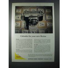 1956 Kodak Retina IIIc Camera Ad - Calendar