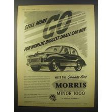 1956 Morris Minor 1000 Car Ad - Still More Go