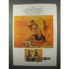 1966 Martini & Rossi Vermouth Ad - Cool It!
