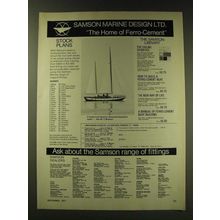 1971 Samson C-Breeze 45' Ketch Sailboat Ad