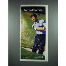 1988 Izod Club, Lacoste Club Clothes Ad - Tom Watson