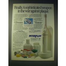 1989 Interplak Home Plaque Removal Instrument Ad - Finally