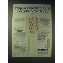 1989 Interplak Home Plaque Removal Instrument Ad - Interplak cleans circles