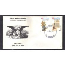 FDC Int'l Grenada Honoring USA Bicentennial (Cachet-U/A) CV01057