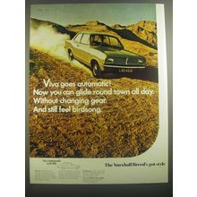 1967 Vauxhall Viva Ad - Viva goes automatic! Now you can glide round town