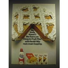1974 Reddi Wip and Sara Lee Deep in Fruit Pies Advertisement