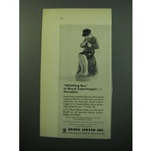 1950 Georg Jensen Royal Copenhagen Whittling Boy Advertisement
