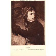 Gros Napoleon Bonaparte Bridge Of Arcole Old Museum De Louvres Painting Postcard