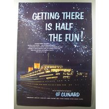 1953 Cunard Cruise Advertisement