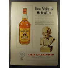 1953 Old Grand-Dad Bourbon Ad - There's nothing like Old Grand-Dad
