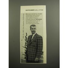 1955 Jackman Sportclothes Ad - Custom originals by Jackman