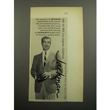 1955 Jackman Sportclothes Advertisement