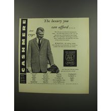 1955 Carey Einiger Sport Coat Advertisement - The Luxury you can afford