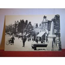 HIGH STREET, HORNSEY, LONDON c.1915 used repro postcard dated 1989 #